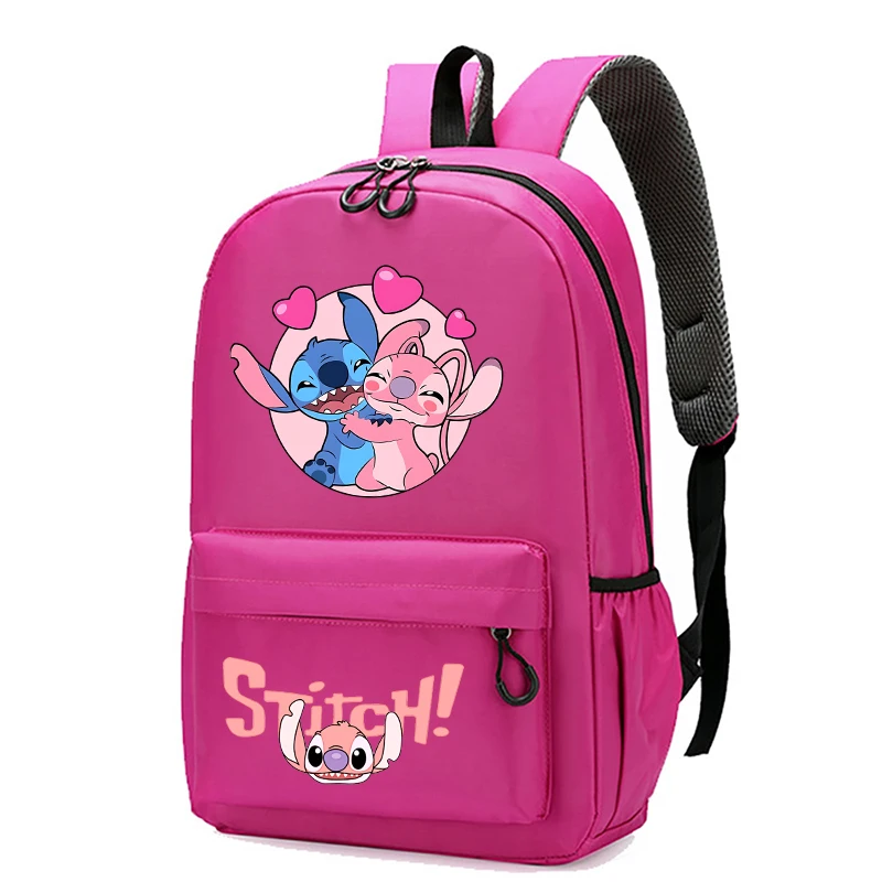 Lilo&stitch plecak damski Disney dzieci tornister Cartoon Anime nastolatek dziewczyna chłopiec Bookbag plecak studencki torba Mochila