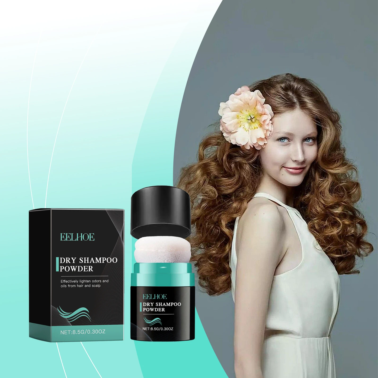 

EELHOE Dry Shampoo Powder for Volumizing Hair - Oil Control, Refreshing Hair Quality, No-Rinse, Matte Finish, Dry Shampoo 8.5g