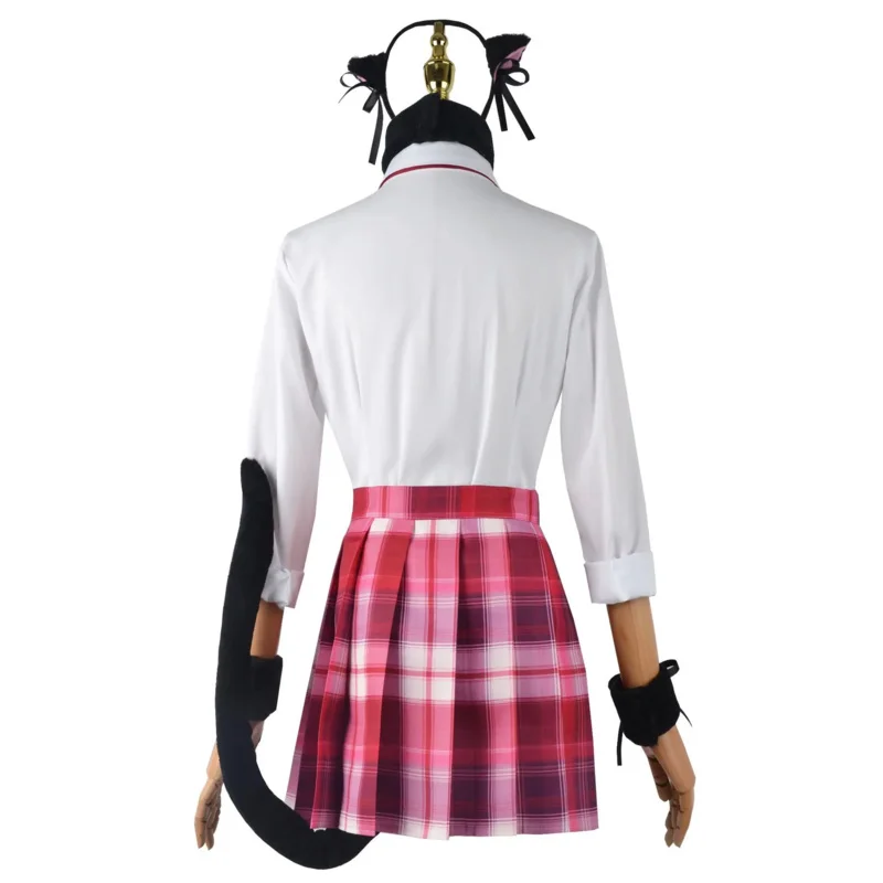 Anime My Dress Up Darling Cosplay Kitagawa Marin Pink Skirt Cosplay Costume School Uniform JK Skirt Cat Girl Cute Halloween Suit