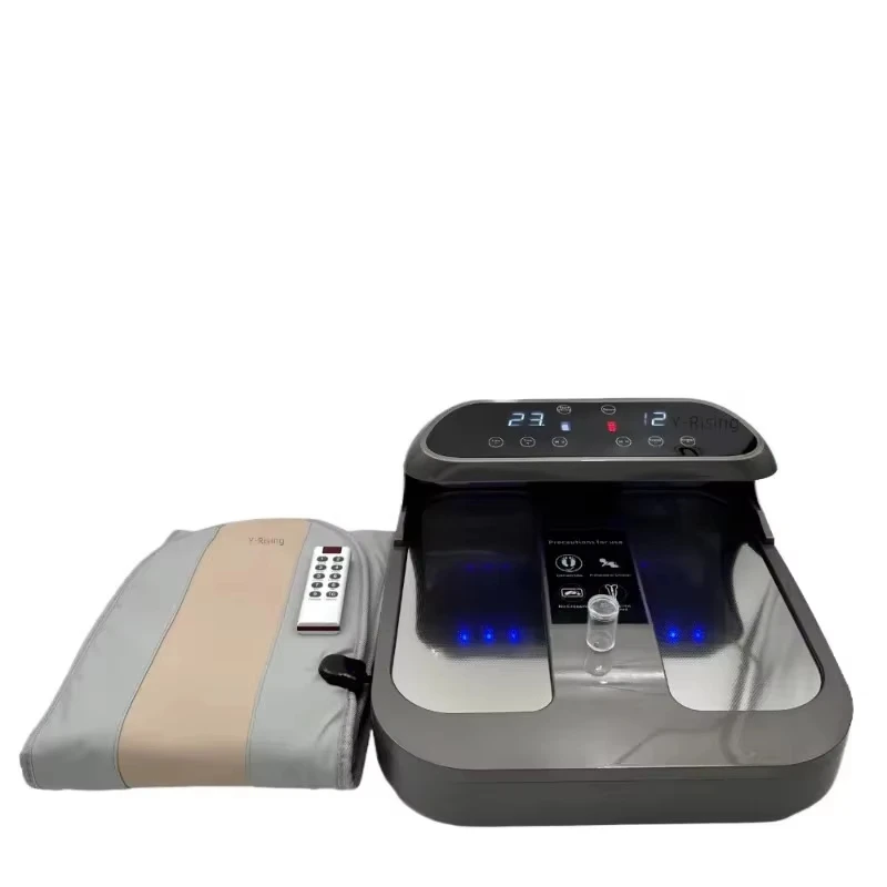 2026 Newest Plus P90 P100 PEMF Terahertz Therapy Foot Spa Remote Control Wireless PEMF Massager Health Care