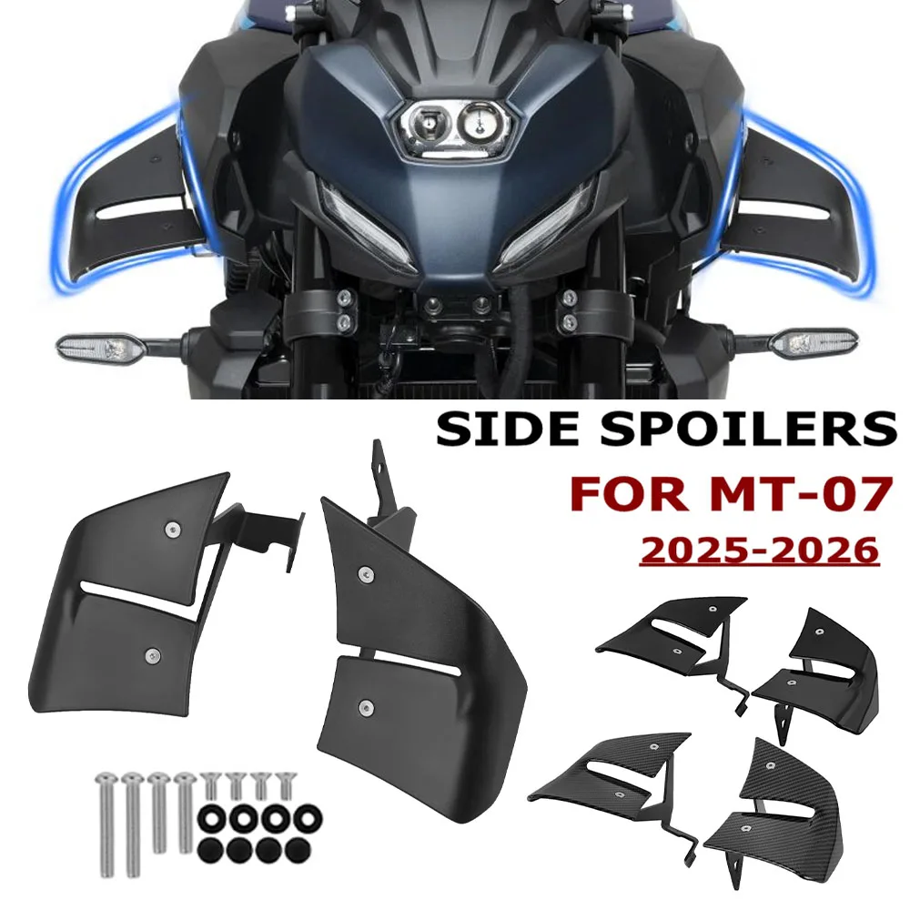 

MT07 Side Spoiler Winglet For YAMAHA MT 07 MT-07 2025 2026 Motorcycles Aerodynamic Wing Kit Naked Downforce Spoilers Accessories