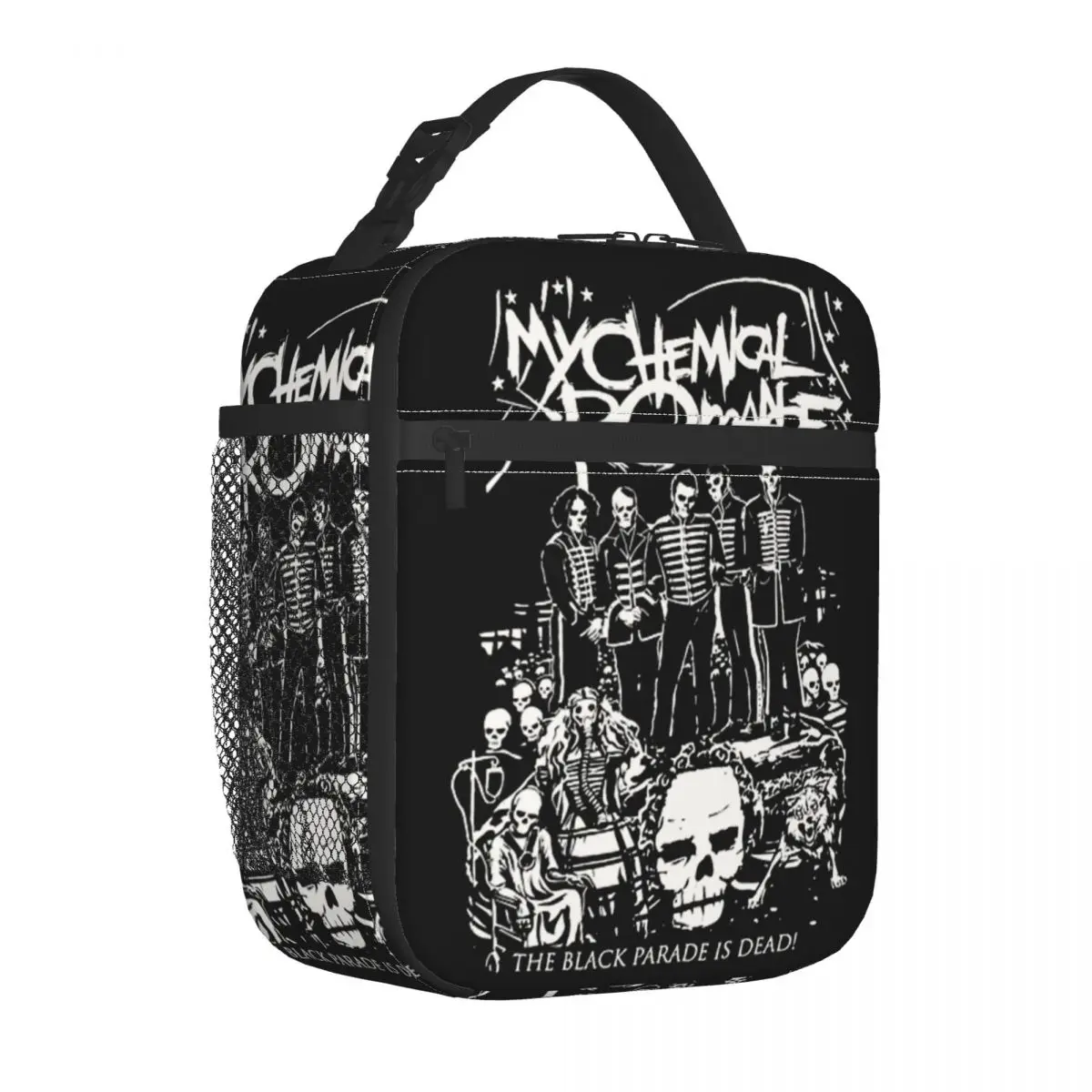 My Chemical Romance The Black Parade Insulated Lunch Bags Thermal Meal Container Lunch Box Tote Food Storage Bags College Travel