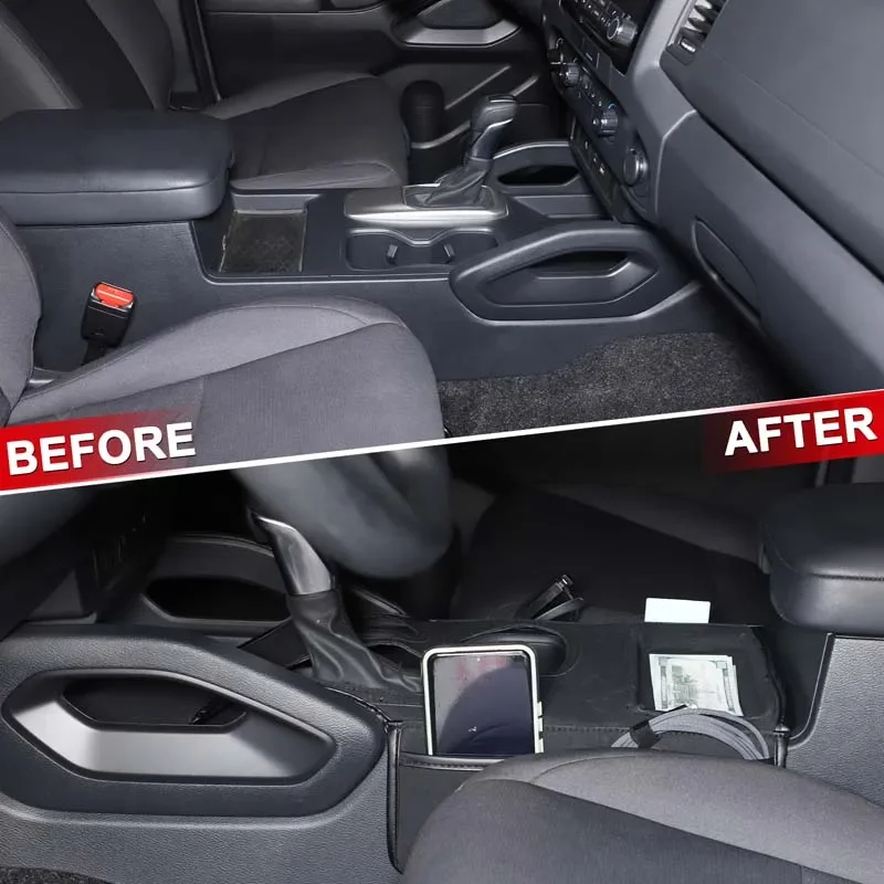 For Nissan Frontier 2022+ Black Car styling Car Central Control Protection Cover Sticker Car Interior Protection Accessories