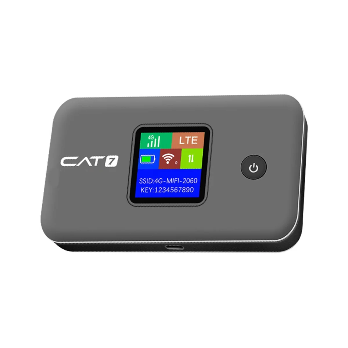 2025+Cat7 WiFi6 Mobile Router 4G LTE Wireless Router Dual Band 2.4G&5.8G 300Mbps Pocket MiFi Modem with Sim Card Slot A