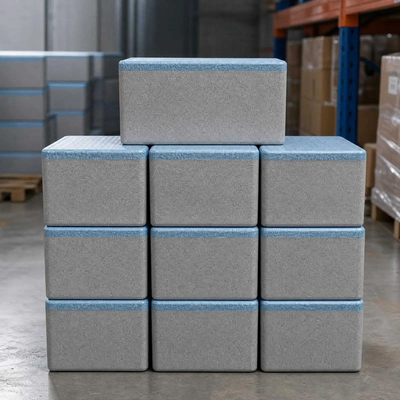 Thermal Insulation Lunch Box EPP Foam Cooler Box for Food Sellers Home Business Cold Chain Shipping