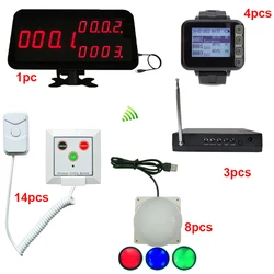 Wireless Emergency Patient Call Bell Alarm Light System Hospital Nursing Home Nurse Call System Calling Pager Watch Device