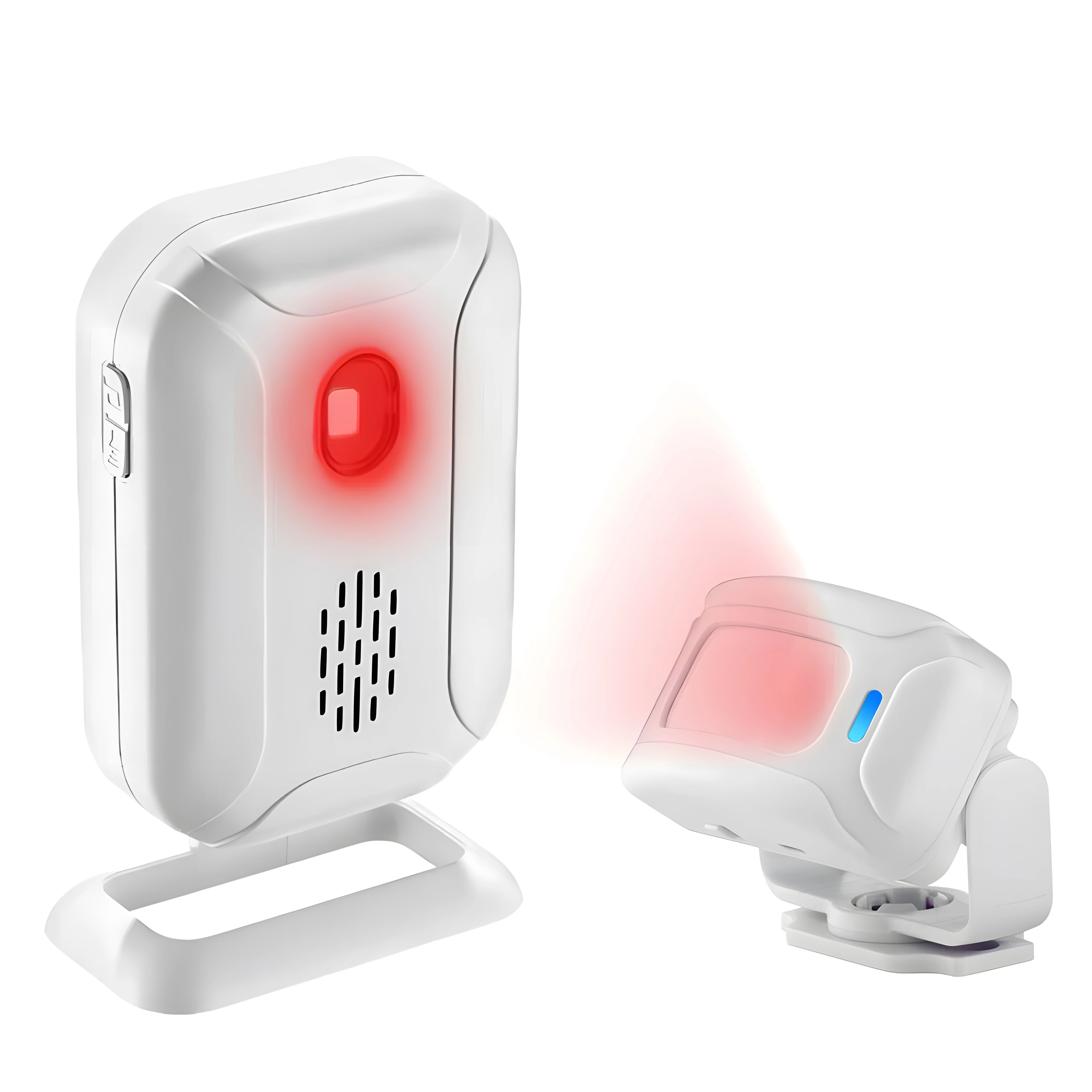 Timbre inalámbrico de seguridad para el hogar, Sensor de movimiento PIR infrarrojo, alarma, sistema de alerta de entrada, 36 tonos de llamada, tienda