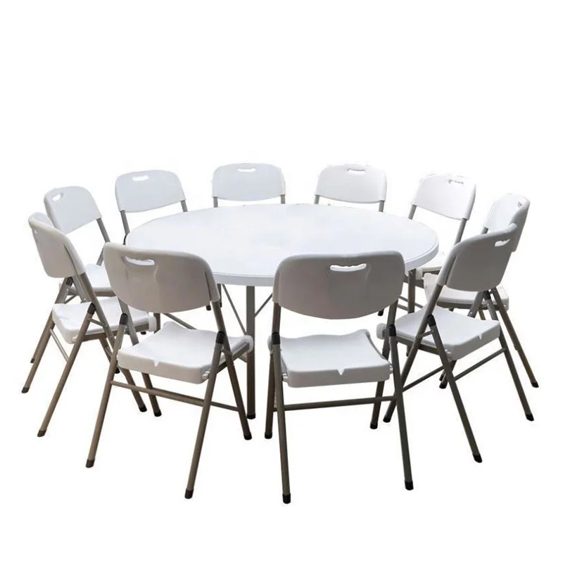5 Feet 60 Inches Wholesale Foldable Banquet Party Event Wedding 10 Seater Outdoor Chair Table