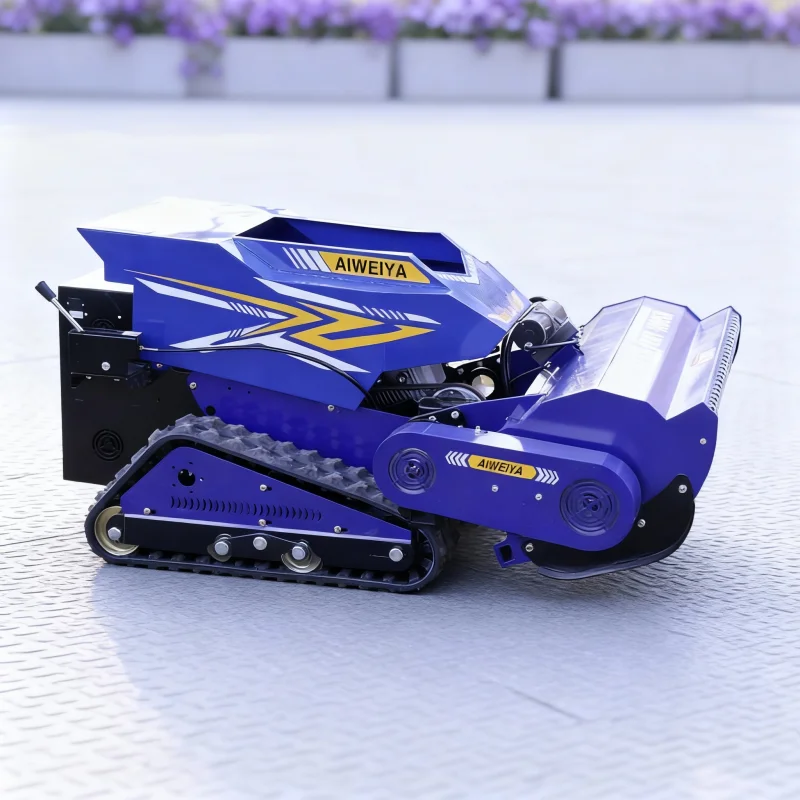 Customized Remote Control Zero Turn Flail Mower – Factory Direct Sales 800-1000mm Cutting Width Lawn Mower
