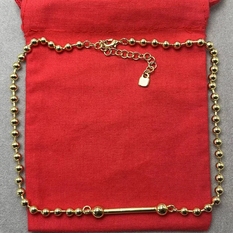Women's Minimalist & Statement Gold/Silver Tone Necklace Bracelet Set
