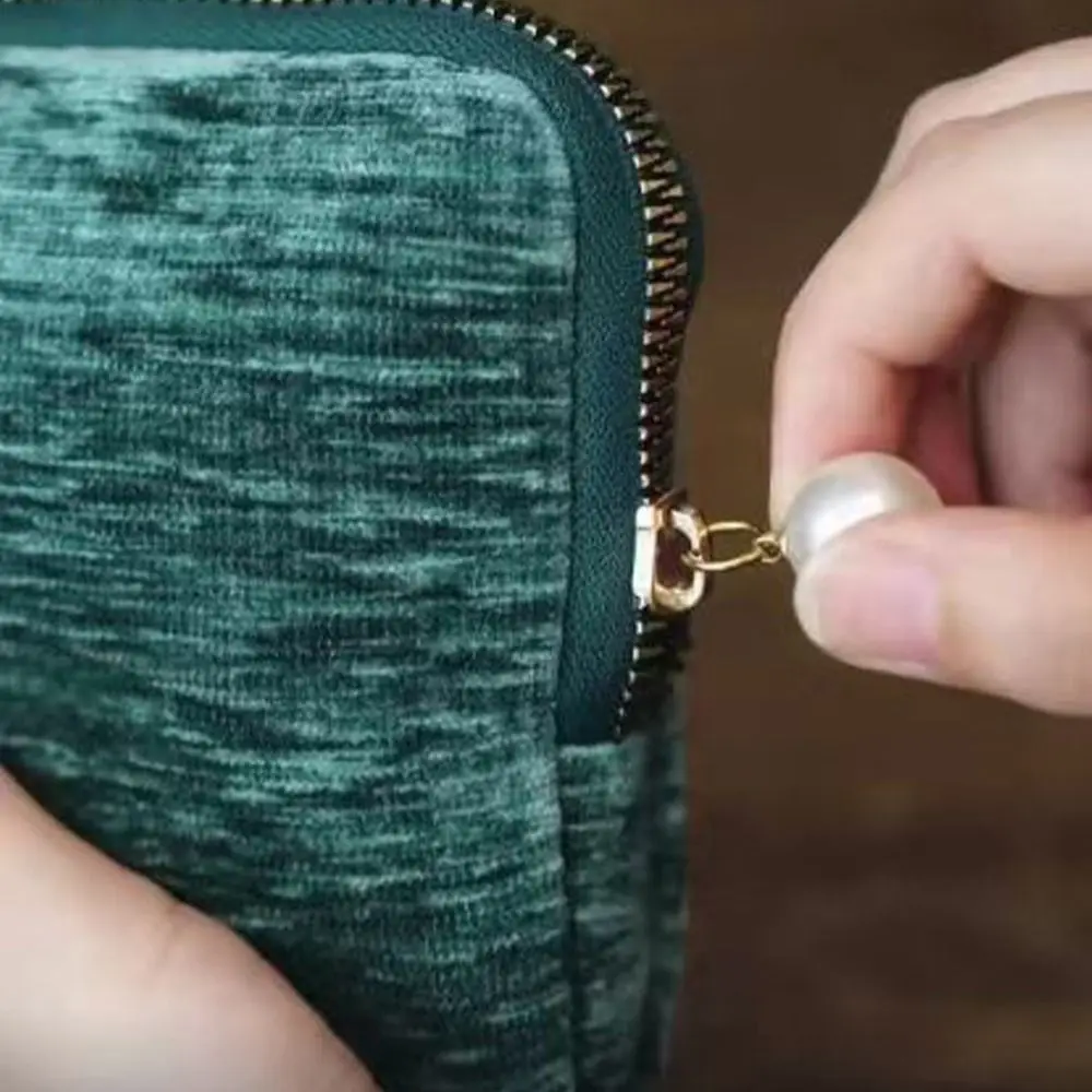 Large Capacity Jewelry Storage Bag Portable Protective Pouch Zipper Jewelry Bag Dust-proof Multi-functional Jewelry Organizer