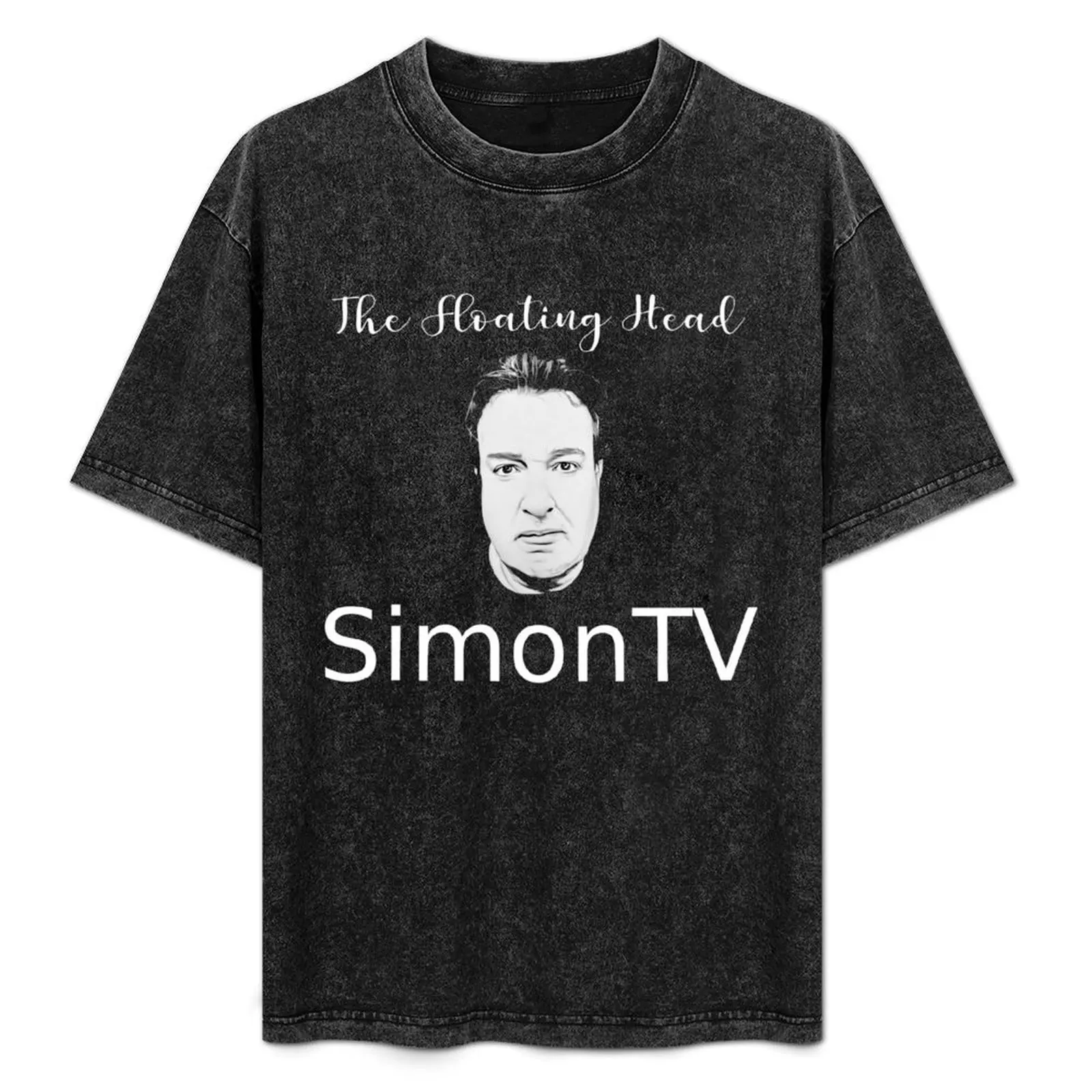 

SimonTV The Floating Head T-Shirt custom shirt cotton man t-shirts Men's t-shirts