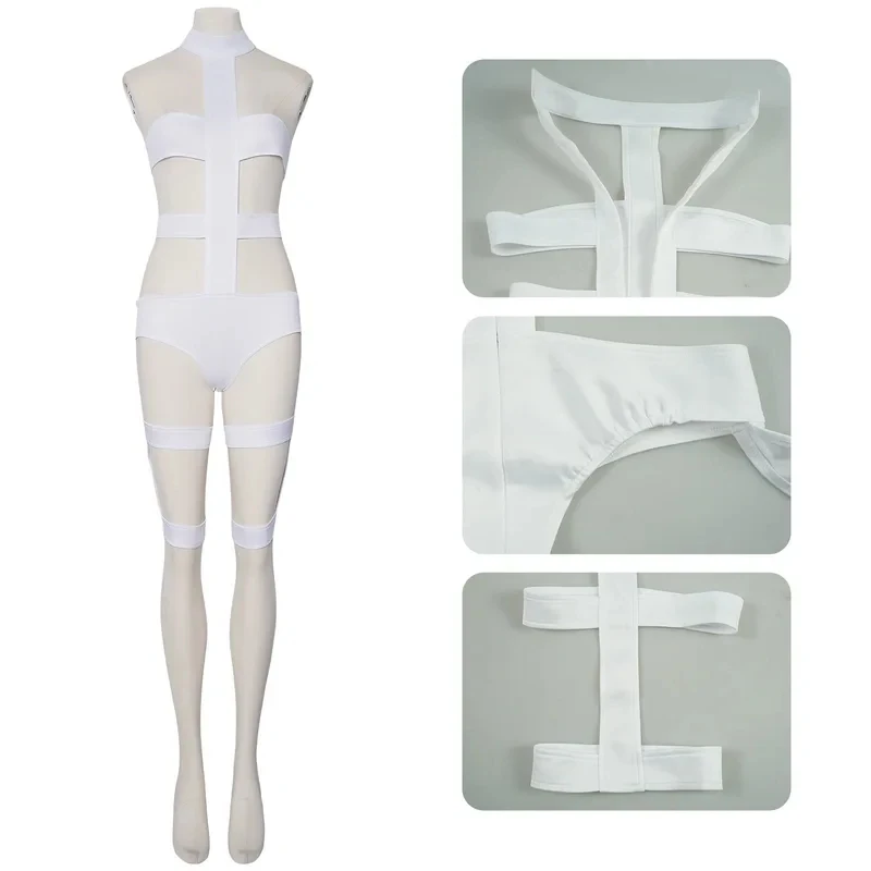 Movie The Fifth Element Cosplay Adult Women Vintage Airline Stewardess Halloween Costume For Retro Party FD1;6 - view 6