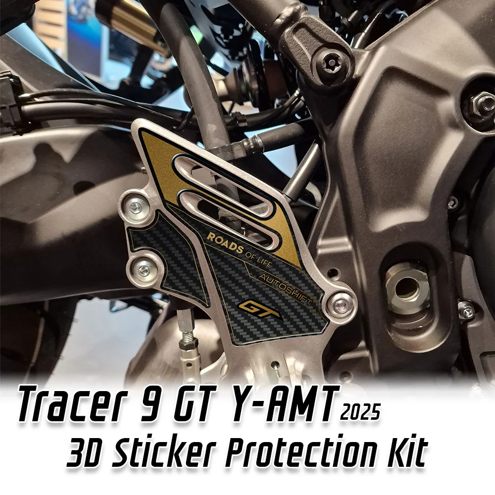 

For Tracer 9 GT Y-AMT 2025 Stickers Tracer 9 GT Y AMT Accessories Motorcycle Heel Waterproof Scratch 3D Resin Stickers