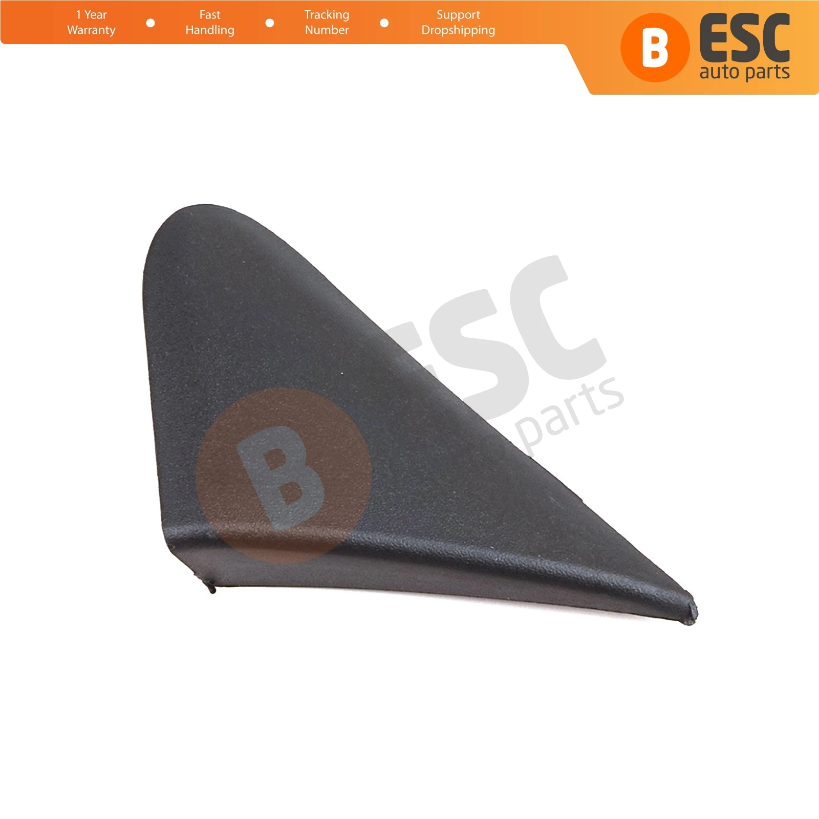 

ESP1134-1 LEFT Side Wing Exterior Mirror Triangle Fender Corner Trim Plastic Cover for Renault Dacia Dokker Lodgy 638756739R