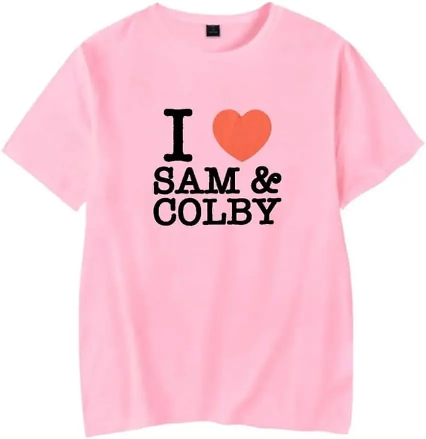 

XPLR Sam Colby Love Fashion T-Shirt Short Sleeved Unisex Round Neck Tee