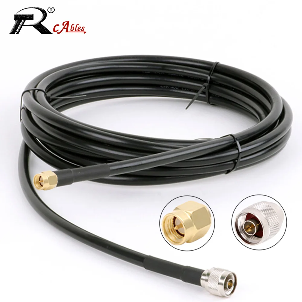 

1PC LMR300 Cable SMA Male Female to N Male N Female Connector 50-5 RF Coaxial Cable N to SMA RF Adapter Cable 50 Ohm Low Loss