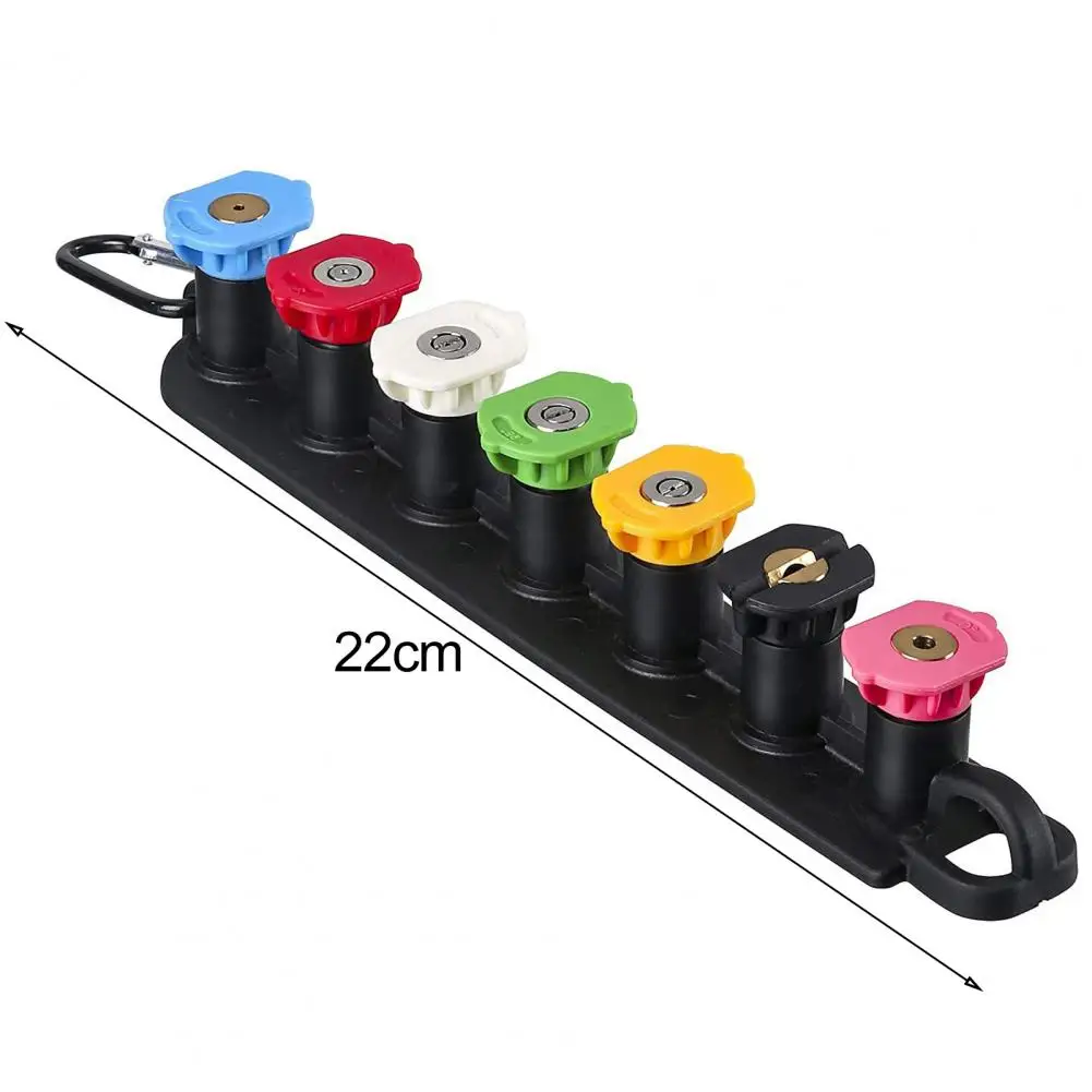 Pressure Washer Nozzle Set Pressure Washer Tips Set with Nozzle Holder 1/4 Inch Quick Connect High Power Nozzle 4000 Psi Over