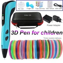 Stylo d'impression 3D avec écran LCD pour enfants, compatible filament PLA, jouets de dessin pour enfants, cadeaux de bricolage, Noël, anniversaire