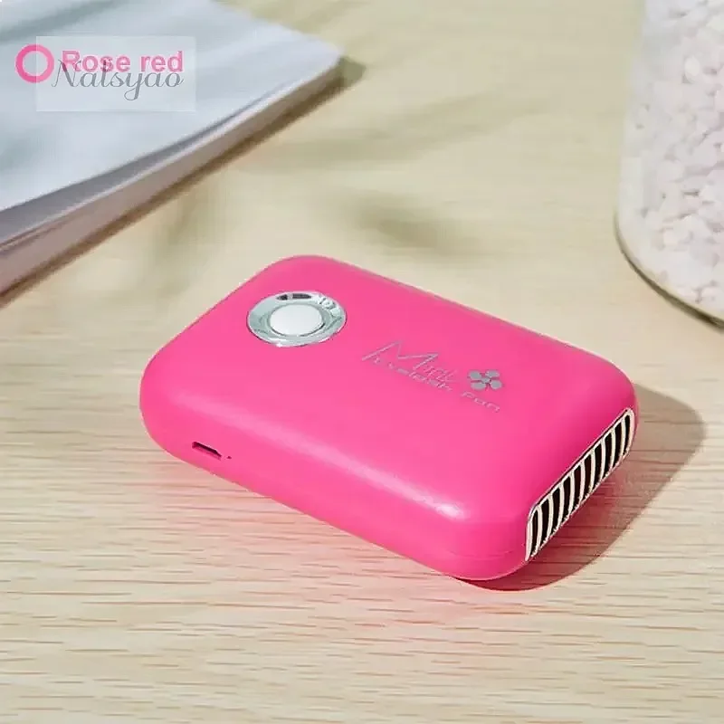 Mini Portable Eyelash Fan Dryer 3 Speed Quick Drying Glue Blower Grafting Air Conditioning for Eyelash Lengthening