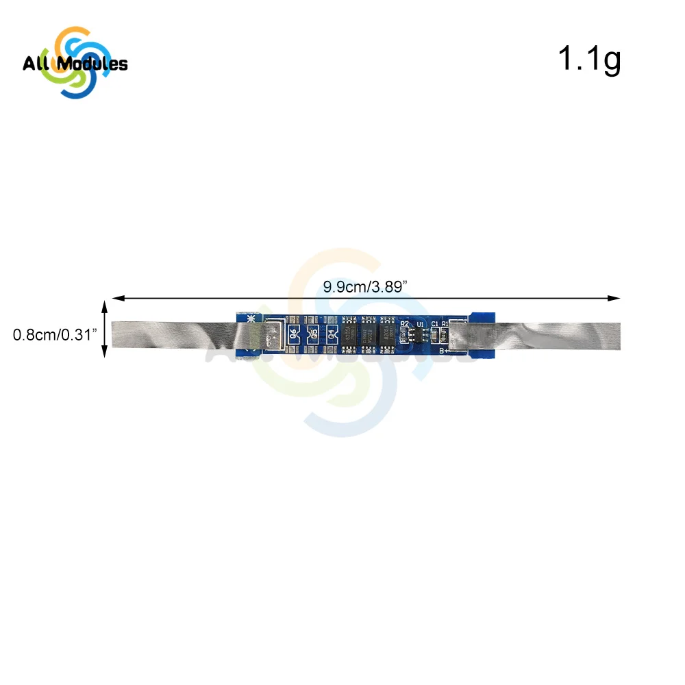 1S 3.7V 18650 Lithium Battery Protection Board Li-ion Polymer Battery BMS PCM PCB 4.5A 6A 9A Lipo Power Bank Cell