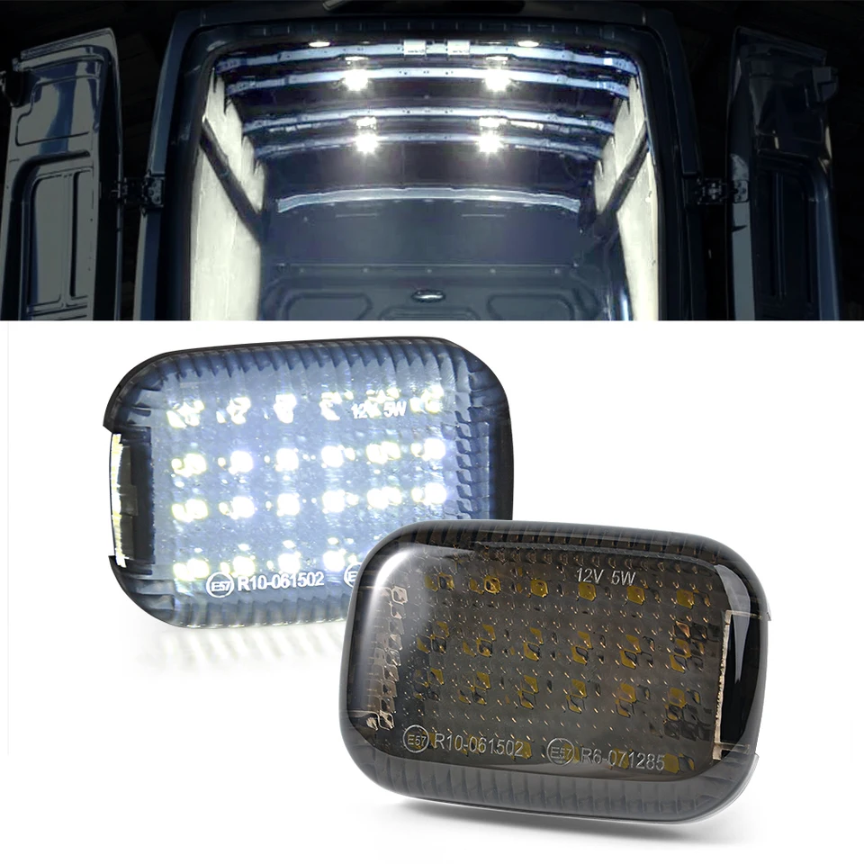 2 Plafoniere A LED Per Van Ford Transit E Tourneo Custom – Luce Interna Per Area Di Carico, Sostituisce 1811477 E 4059112