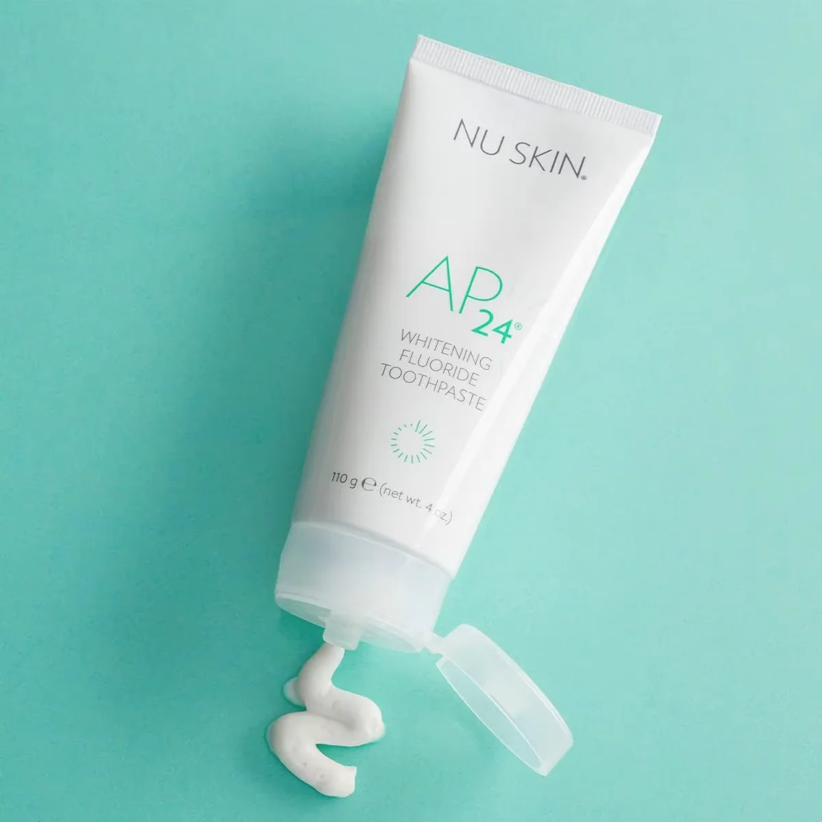 

Nu Skin AP 24 fluoride toothpaste whitening and cleaning toothpaste to remove yellow teeth and stains for oral hygiene