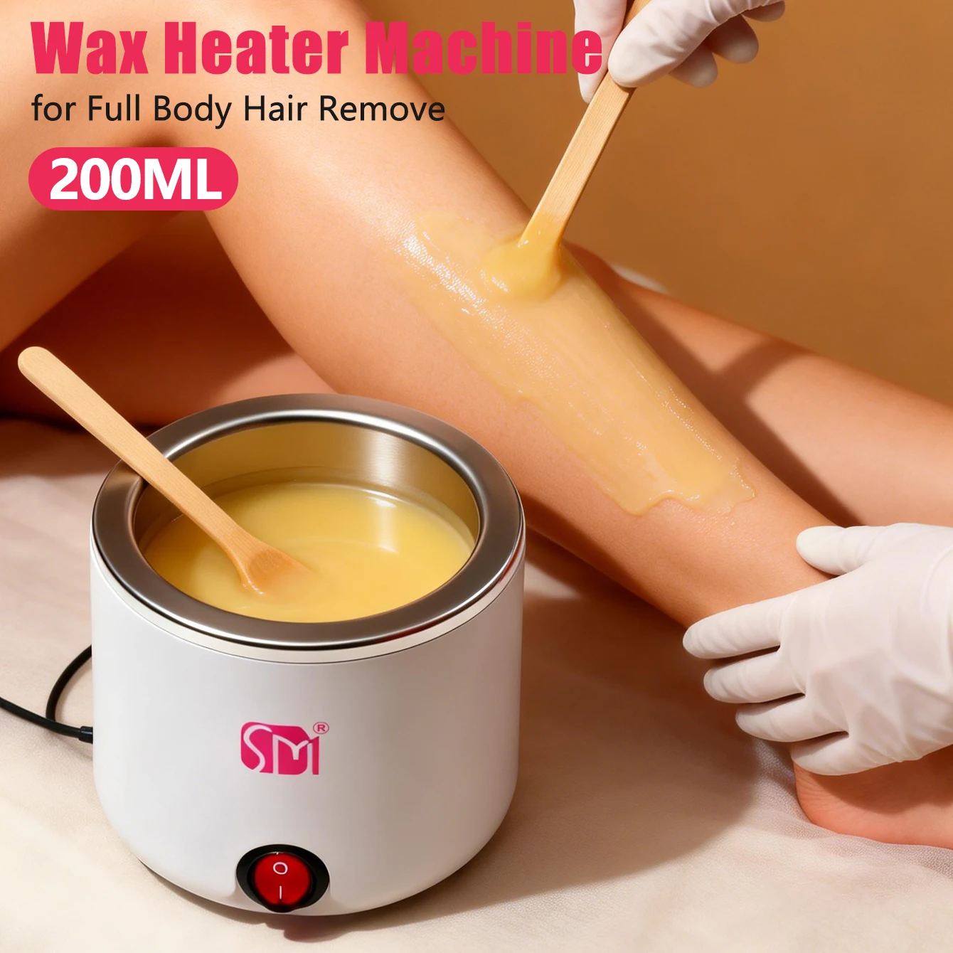 Mini Small Wax Machine Heater Rapid Heating Wax Hair Removal Cream and Versatile Wax Melting Machine Suitable for The Whole Body
