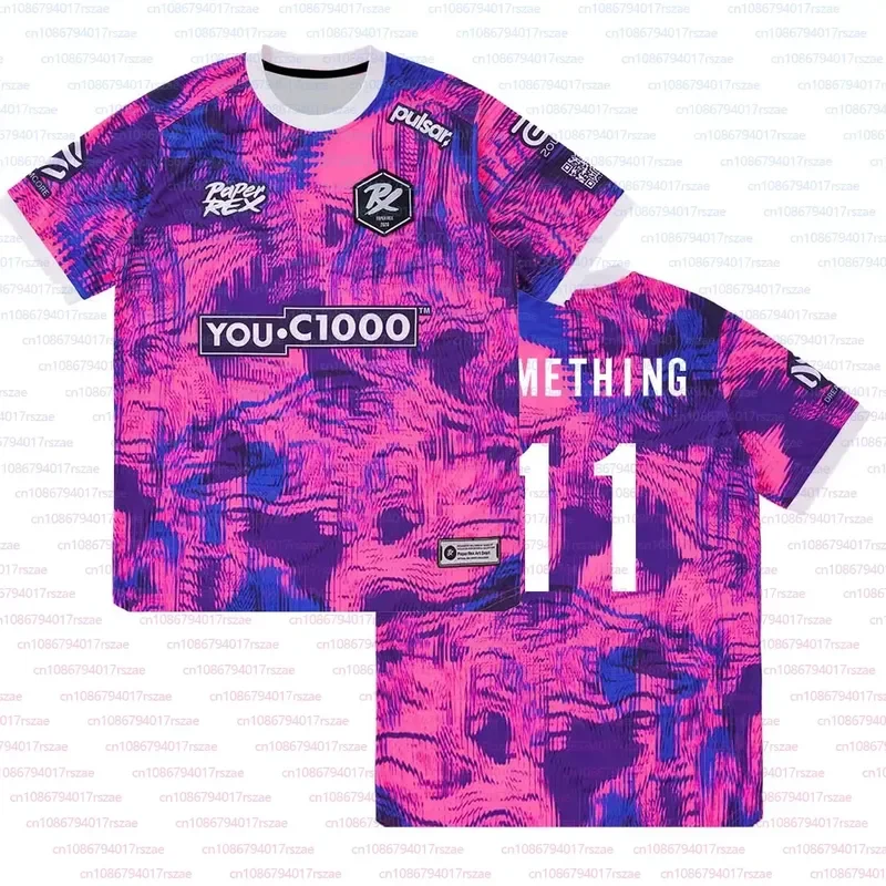 Paper Rex DinoGlitch Jersey 2026 Series Uniform VALORANT Esports Club PRX Fashion Tees Male F0RSAKEN Streetwear T-shirts