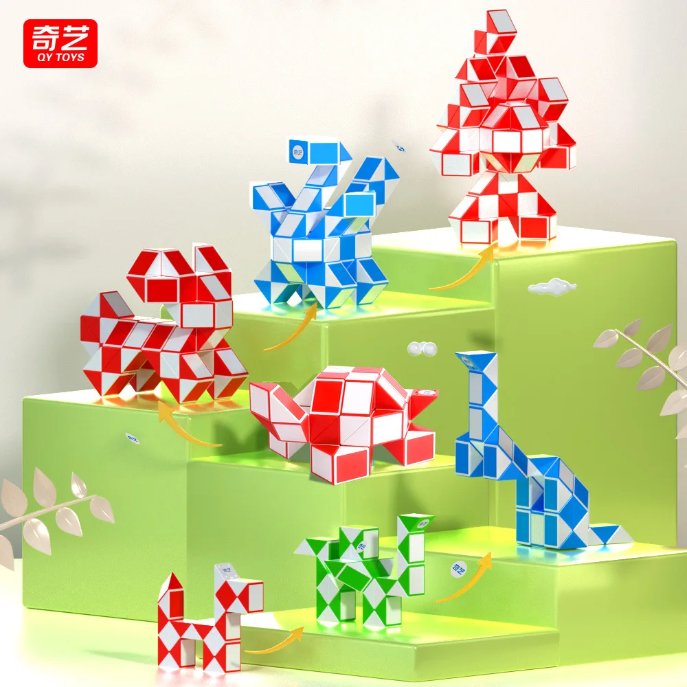 

Новая магическая доска-головоломка Qiyi с двойным цветным радужным дизайном, 96/108 секций — развивающая игрушка для детей