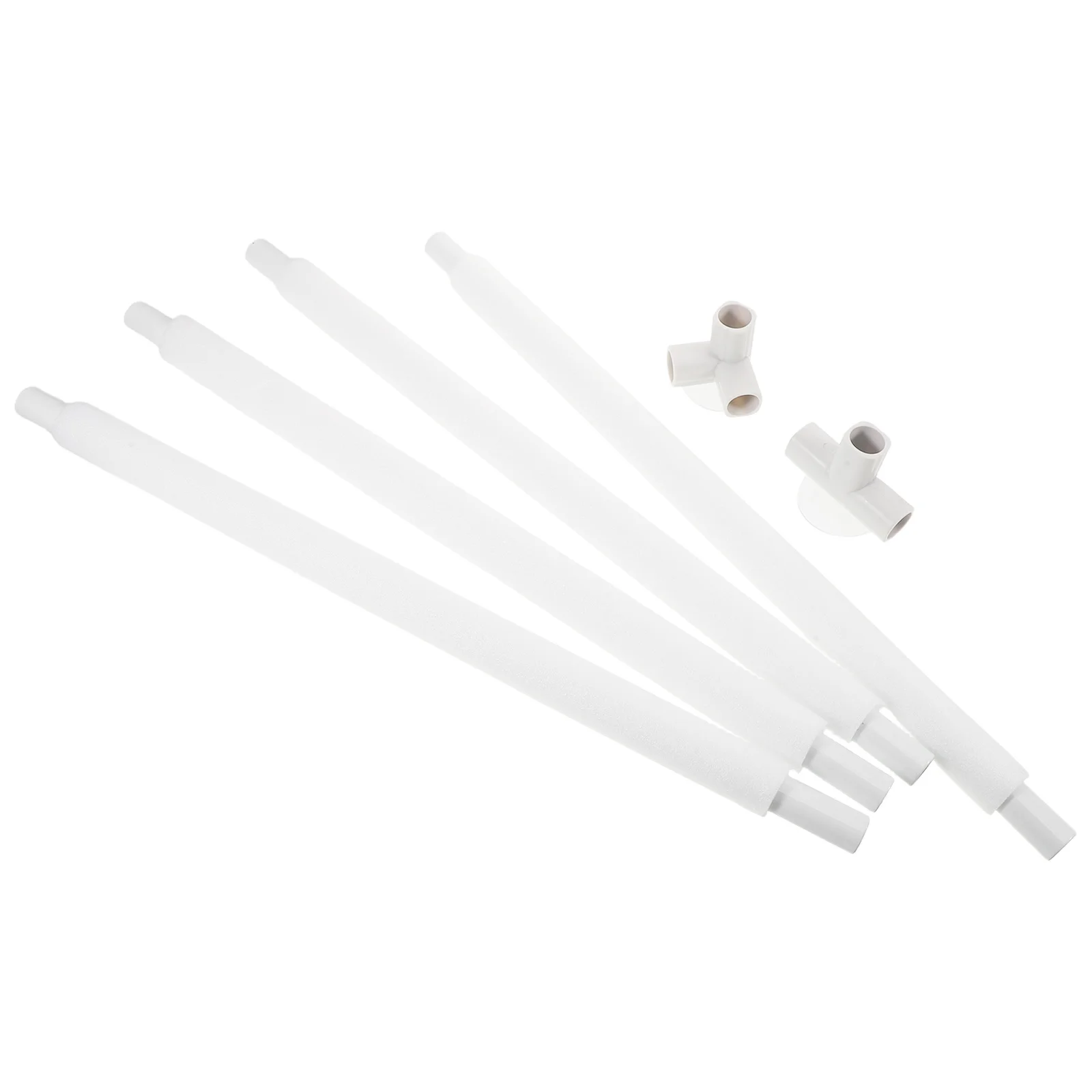 Set di Accessori per Recinzione di Sicurezza per Bambini, Asta in Acciaio Inox Rivestita in Spugna, Ricambio per Box Neonati