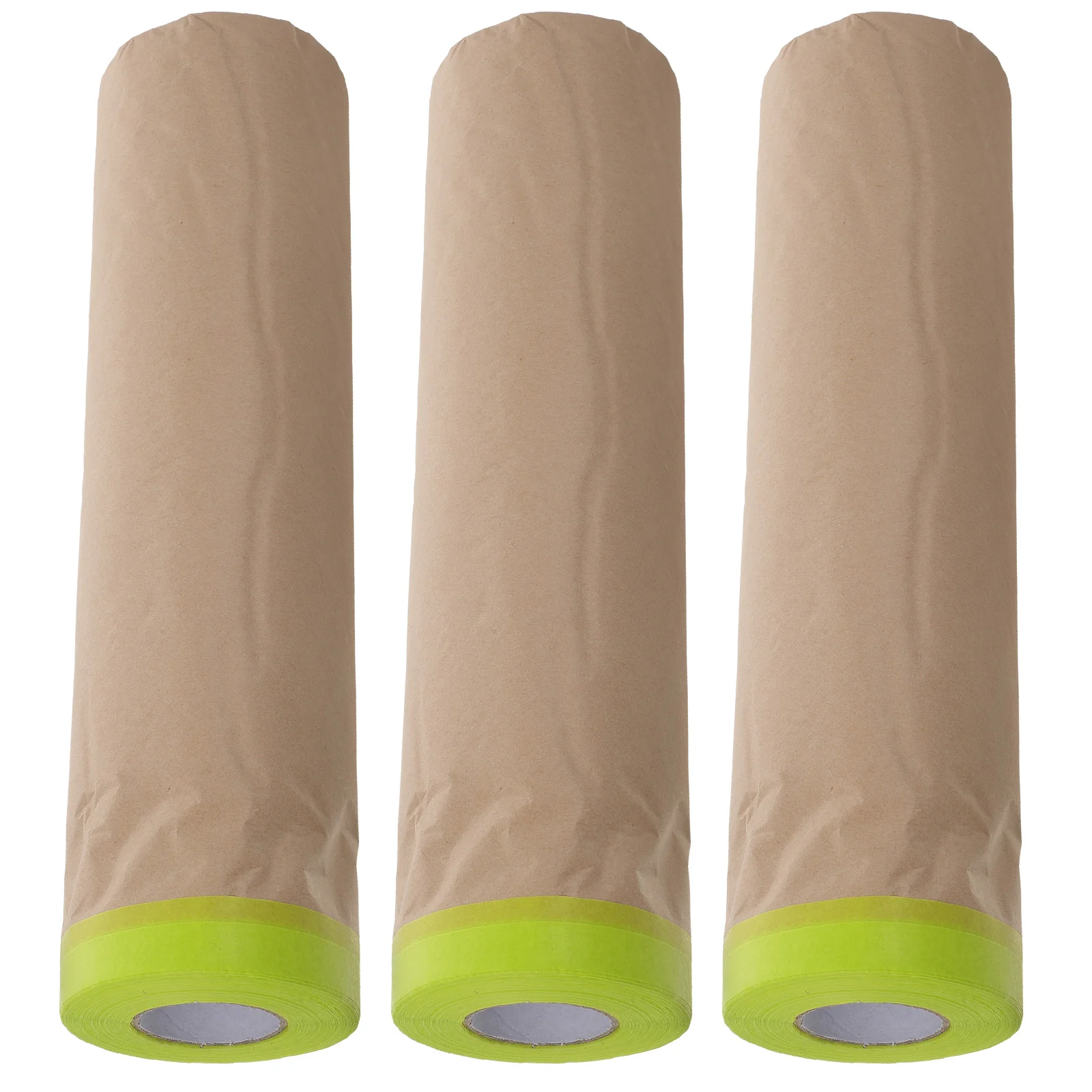 

3 Rolls Masking Film Black Spray Paint Paper for Painting Home Furniture Covering Sticky Tape Protective Papers Supplies