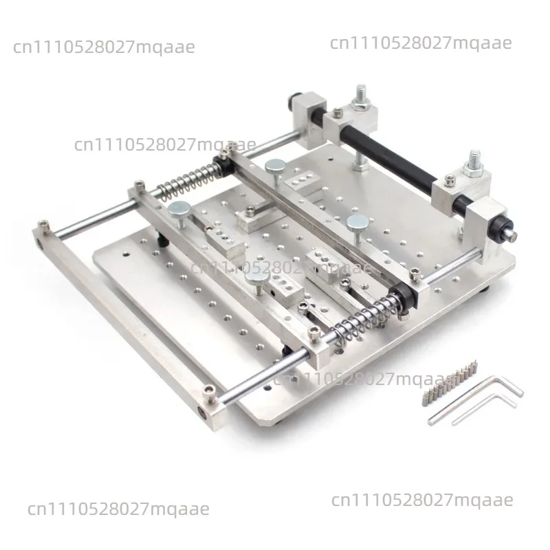 PCB Stencil Solder Paste Printer For SMT Assembly Solder Paste Printing Aluminum Alloy Manual Screen Printing Table Equipment