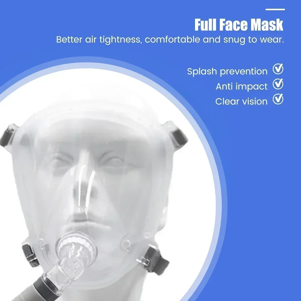Original CPAP Full Face Mask&Headgear for Most Auto CPAP/BiPAP Machine APAP Mask Improve Comfort Anti Snoring Relief Sleep Apnea