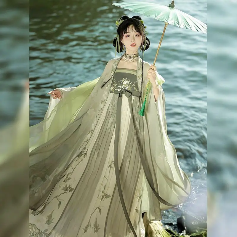 Elegant Ancient Princess Robe Modern Hanfu Fairy Dress Traditional Chinese Clothing Han Dynasty Hanfu Carnival Folk Dance Outfit
