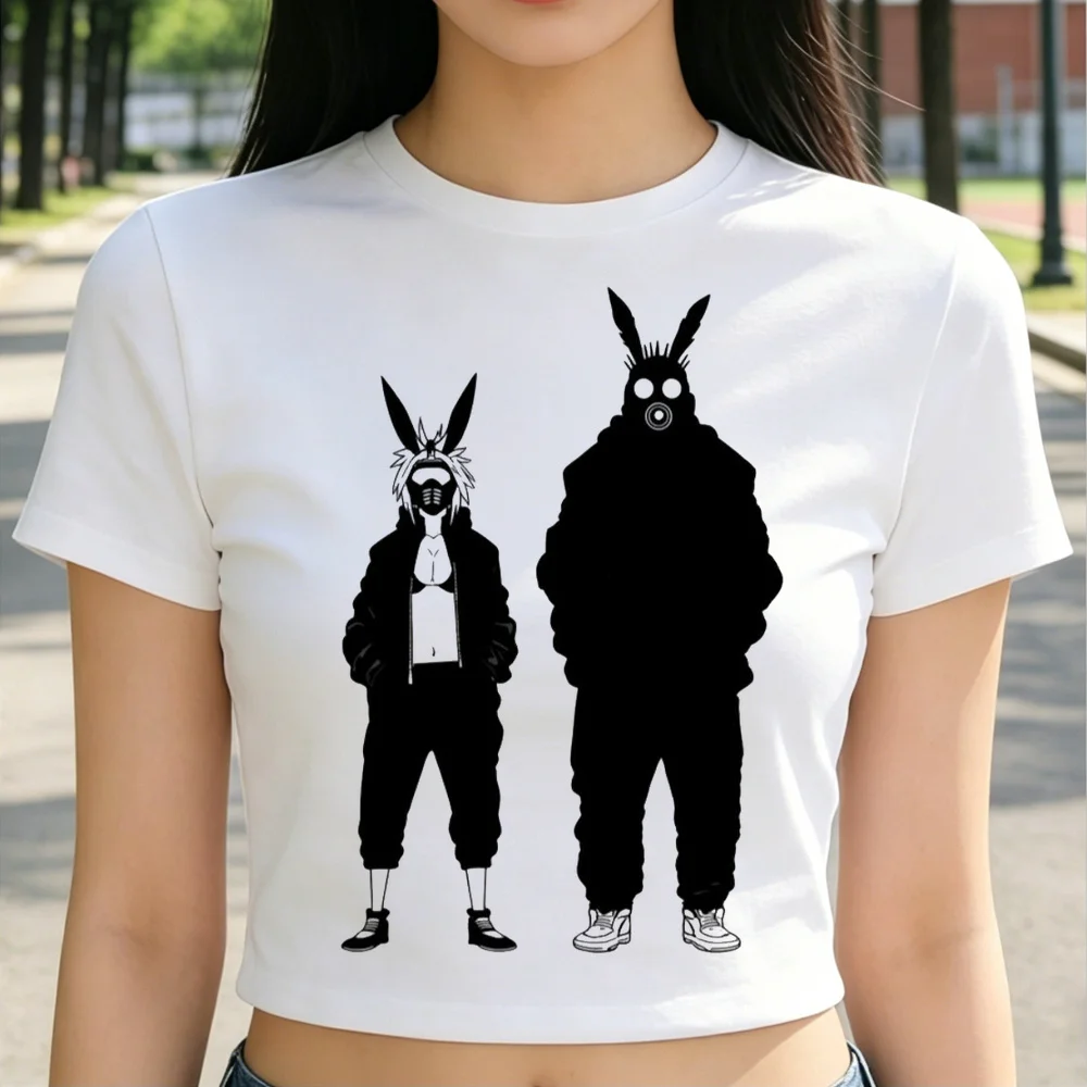 Dorohedoro crop top teen manga cheap 2000s dollette korean fashion t shirt jojifuku vintage y2k cutecore meme