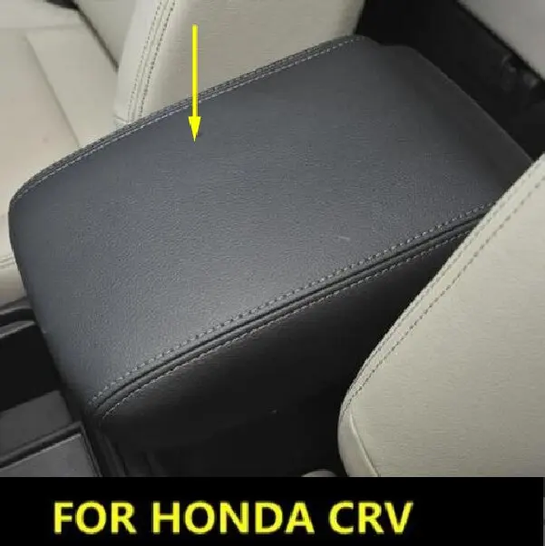 Do Hondy CRV 2012 2013 2014 2015 2016 2017 2018 2019 2020 2021 Pokrowiec na podłokietnik ze skóry z mikrofibry Akcesoria samochodowe wnętrze