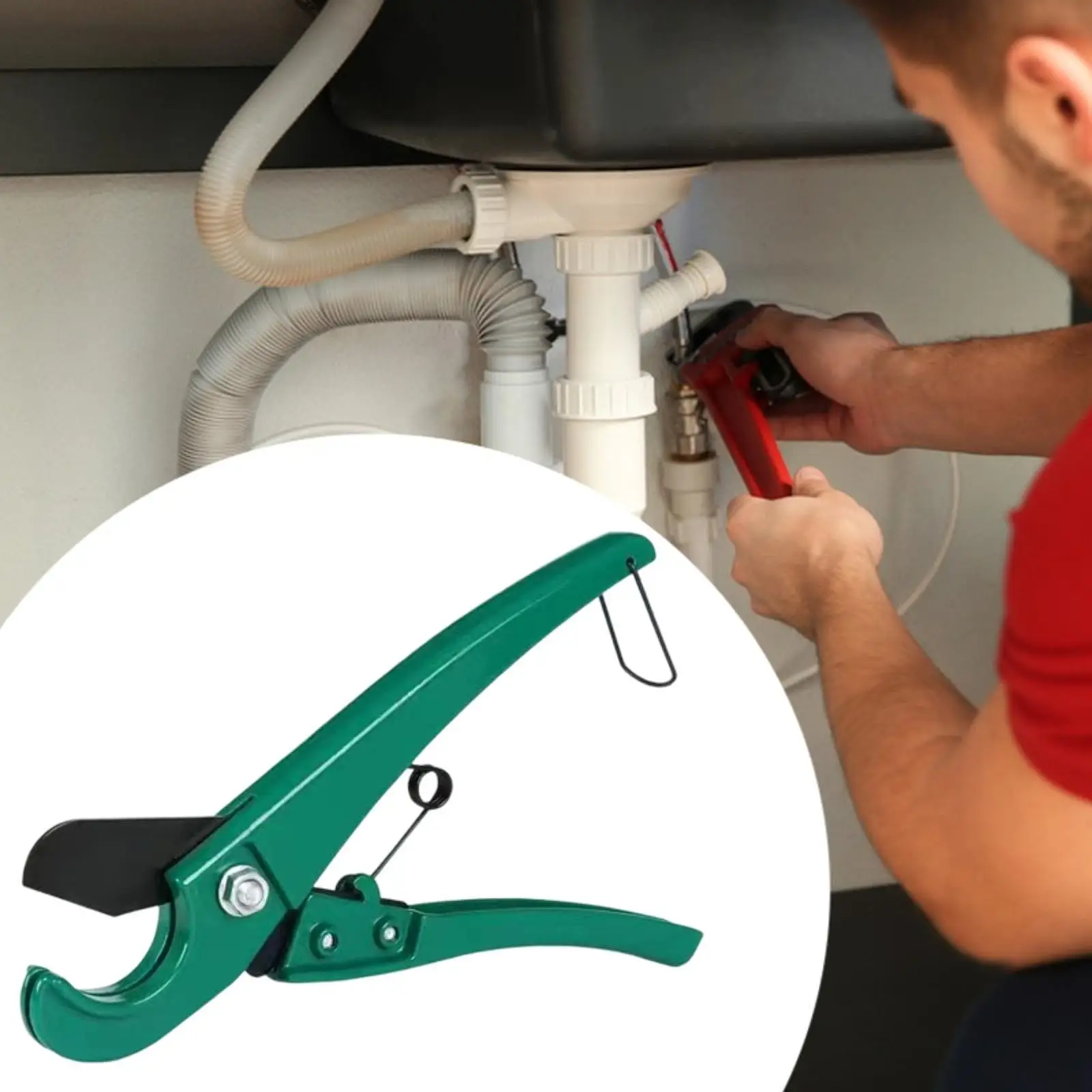 PVC-Rohrschneider, Schlauchschere, multifunktionales professionelles Rohrschneidewerkzeug