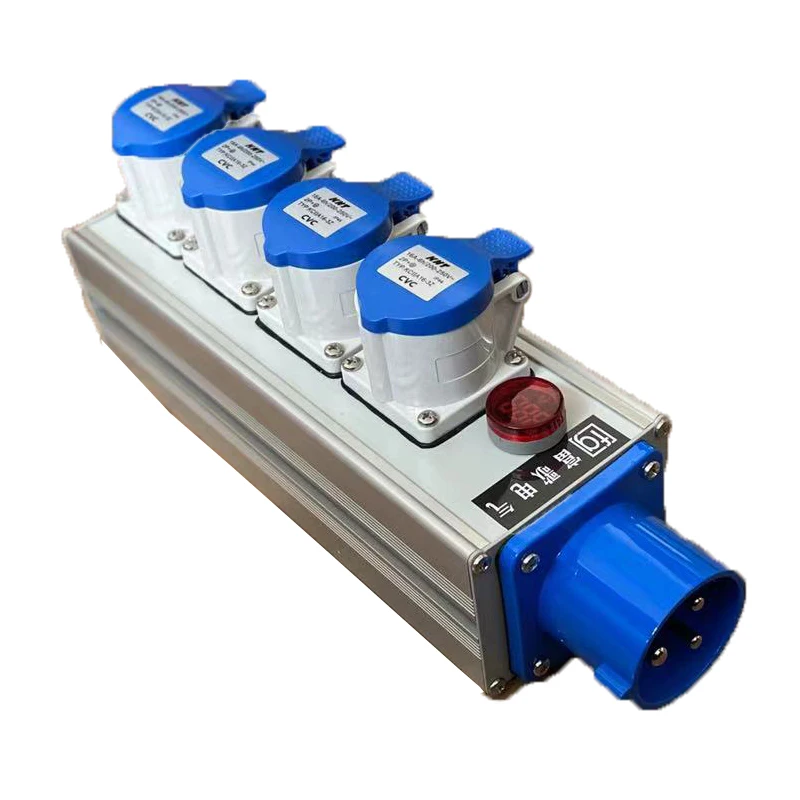 

4-Way Aviation Plug-in Box, Stage Lighting, Power Distribution, Junction Box, Power Control Through Box