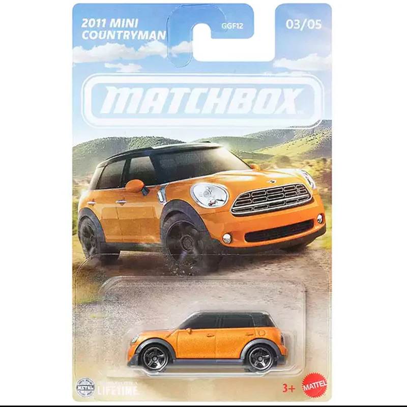 新品 マテル マッチボックス 2025、生涯にわたるボルボ/ランボルギーニ/ミニなどに対応した1:64スケールのダイキャストカー、GGF12 9C9Kケース