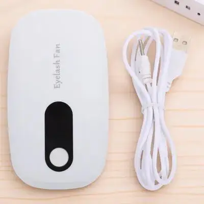 Mini asciugacapelli per ciglia Ventilatore portatile per estensione ciglia per ciglia finte Strumento per asciugatura rapida Asciugatrice da viaggio Accessorio per cosmetici