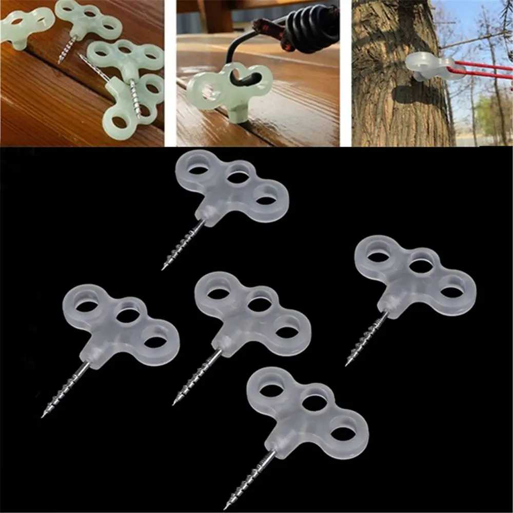 

Portable Durable Outdoor Equipment Camping Accessories Pegs Screw Travel Tent Nail Ground Pin Rope Buckle Spike Hook