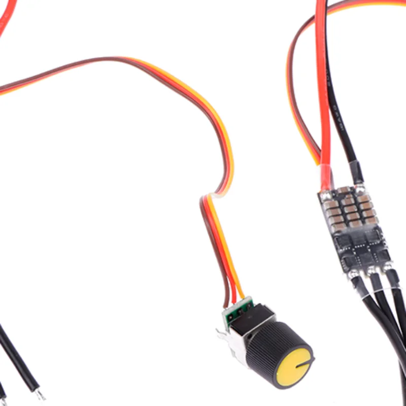 

DC 7-26V Three-phase Brushless Motor Driver DC Motor Drive Board Speed Controller Regulator With Potentiometer For LiPo 2-6S