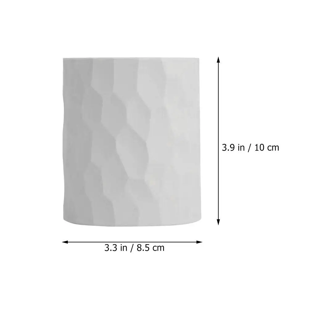 Silicone Pen Holder White Large Capacity Non Deformable Smooth Surface Easy Clean Multifunctional Pen Organizer
