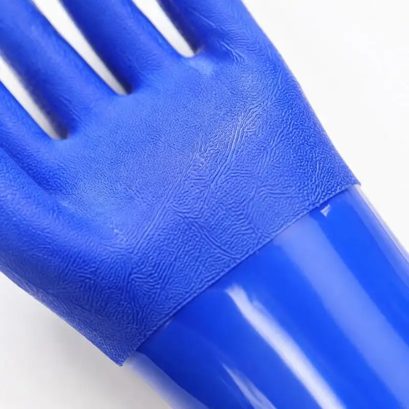 Beekeeper Handwear with Long Fabric-Like Outer Sleeves, Textured Rubber Hands and Fingers, and Two Complete Sets for Cleaning