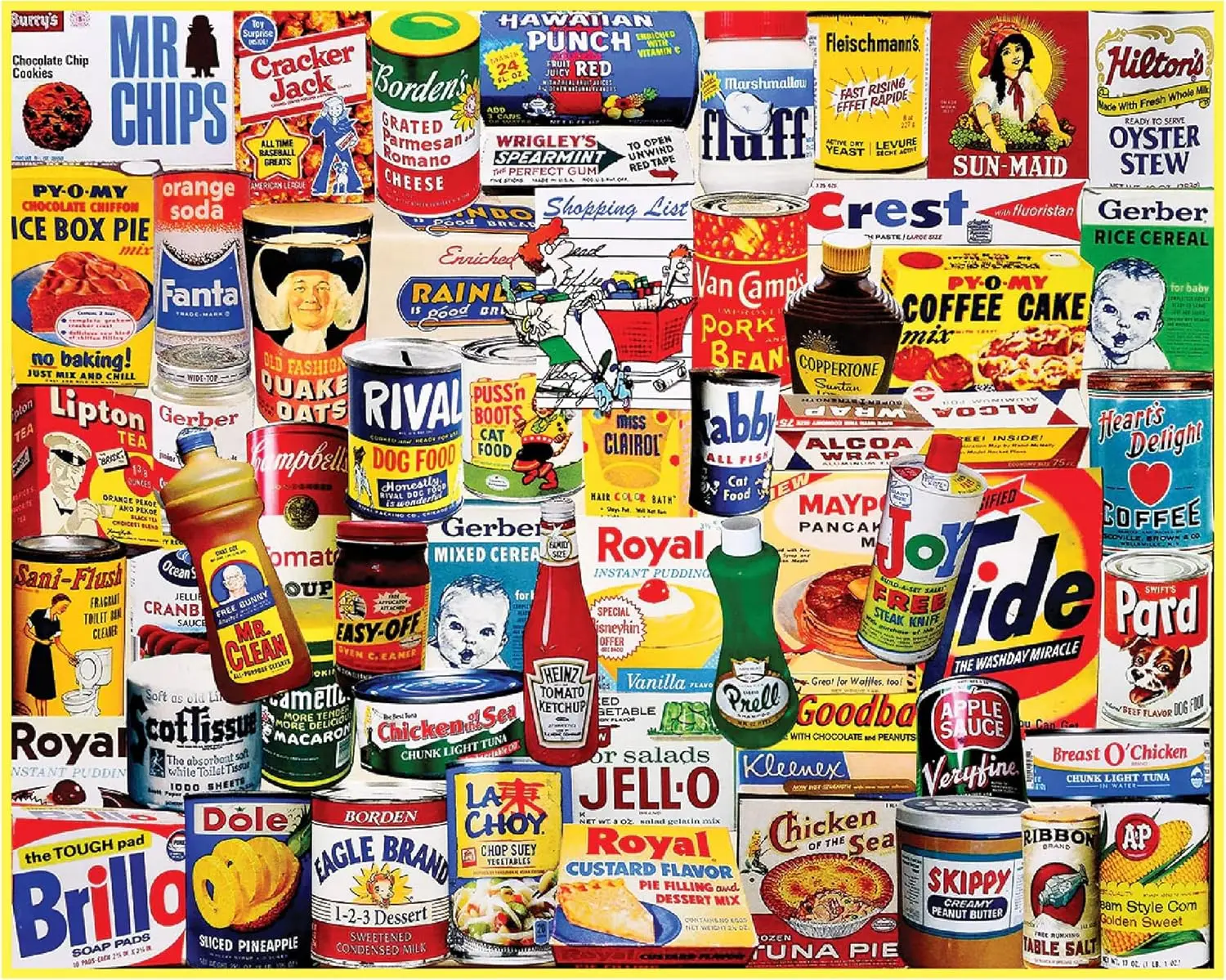 

Винтажные этикетки для продуктов: коллаж-пазл 120/300/500/520/1000/1314 деталей, развивающая игрушка для взрослых и детей, декор для дома