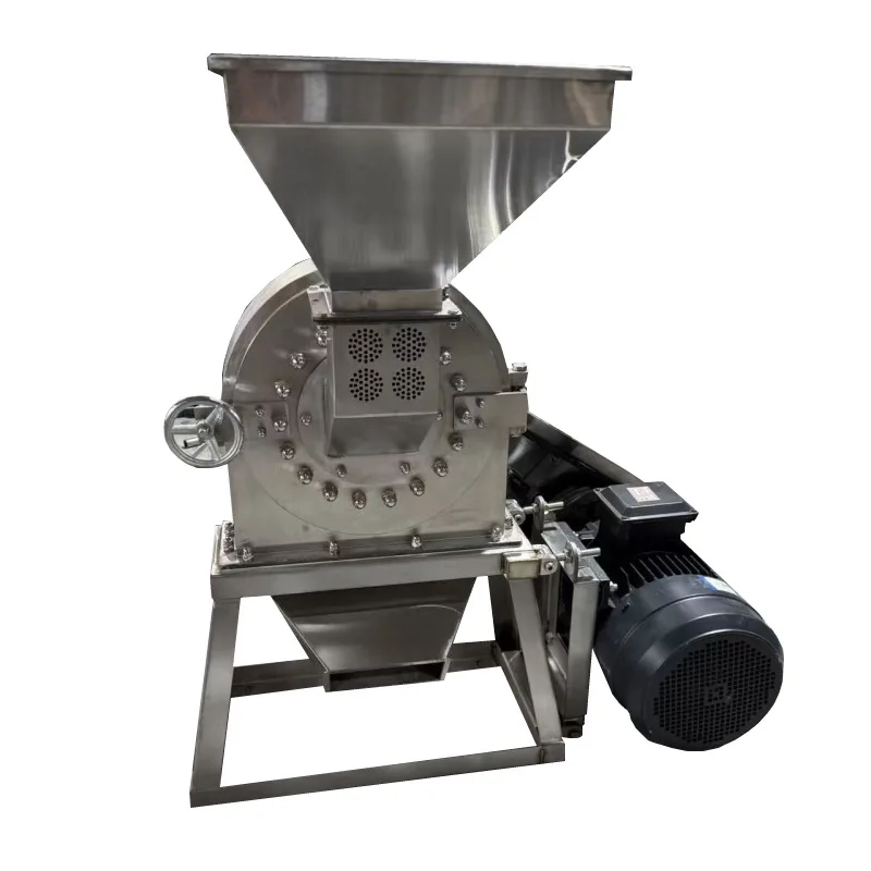 Stainless steel tooth claw crusher small extruded corn flower mill sugarcane husk brown sugar chunk grinder