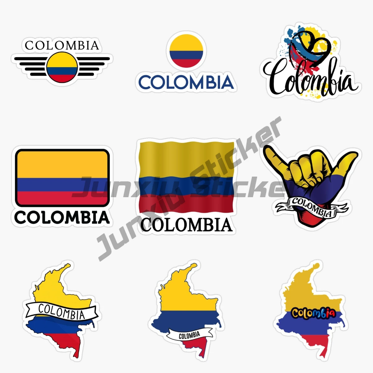 COLUMBIA Flag Auto Assesories Supplies Automotive Accessories Home Workshop Tools Tool Kit Car Trunk Stickers