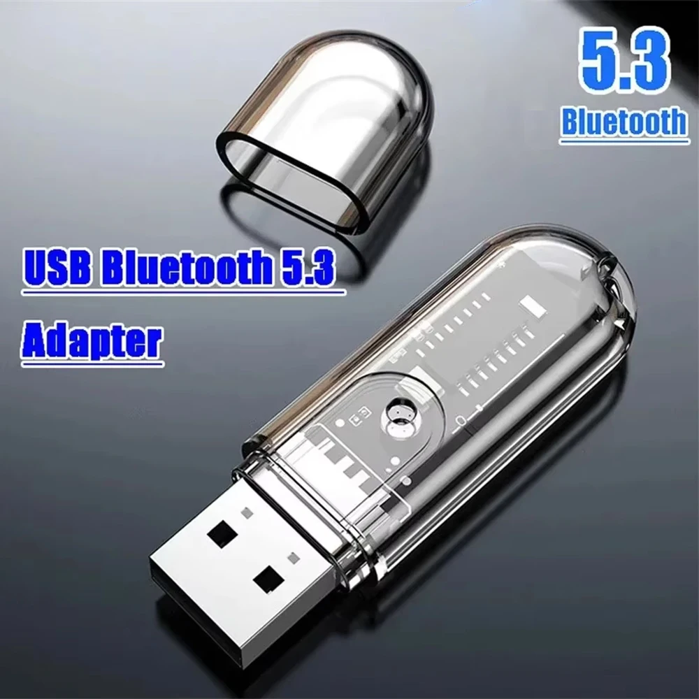 USB Bluetooth Adapter 5.3 For Wireless Speaker Audio Mouse Bluetooth Dongle USB Adapter Bluetooth Receiver