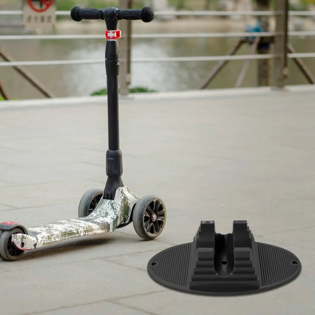 

Парковочная стойка, прочный пластиковый держатель для колес, подставка, компактный гаражный органайзер для хранения скутеров, подставка для скутера